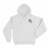 MW American Flag Logo Unisex Hoodie White